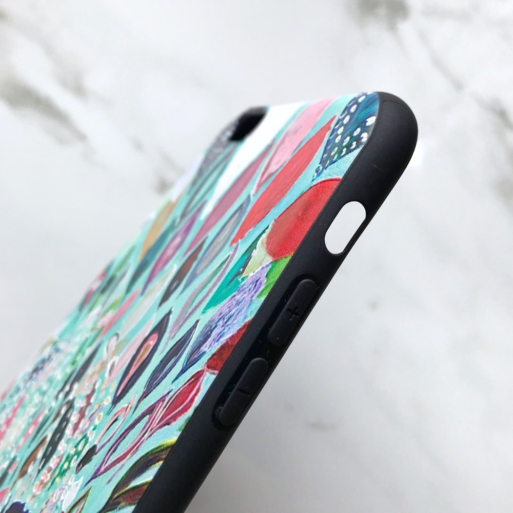 NEW iPhone 6/6s/6+/6s+ Soft Textured Peacock Case - Picture 2 of 3